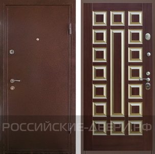 Металлическая дверь с резьбой ДСР-19