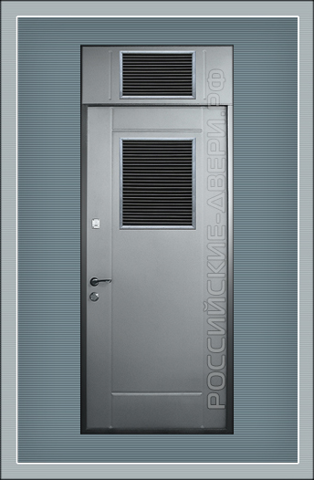 Металлическая дверь с вентиляцией Модель ДСВ-02