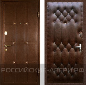 Металлическая дверь в коттедж  ДВКТ-03