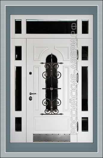 Металлическая дверь в коттедж ДВКТ-17