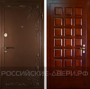 Металлическая дверь с резьбой ДСР-20
