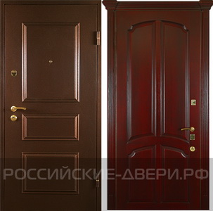 Металлическая дверь в коттедж  ДВКТ-06