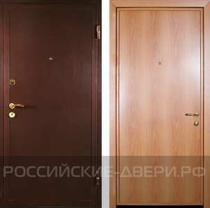 Металлическая дверь в квартиру Модель ДВК-05