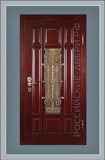 Металлическая дверь с окном Модель ДСО-06