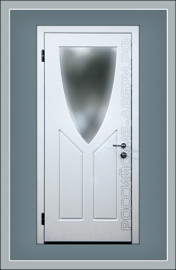 Металлическая дверь с окном Модель ДСО-04