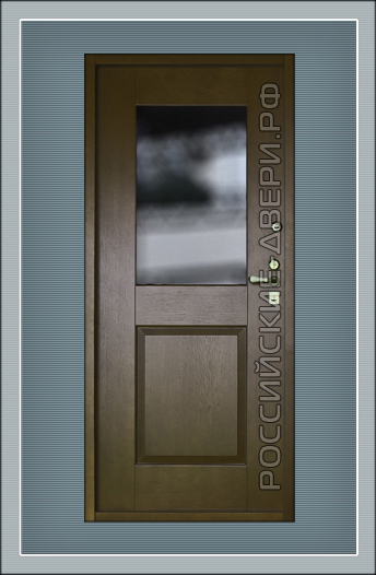 Металлическая дверь с окном Модель ДСО-03