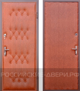 Металлическая дверь с дермантином ДСДМ-01