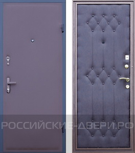 Металлическая дверь с дермантином ДСДМ-03